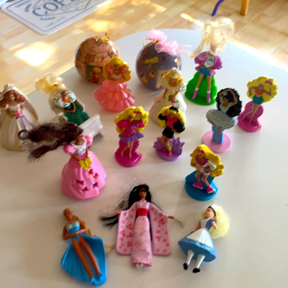 1990s Barbie figurines collectible